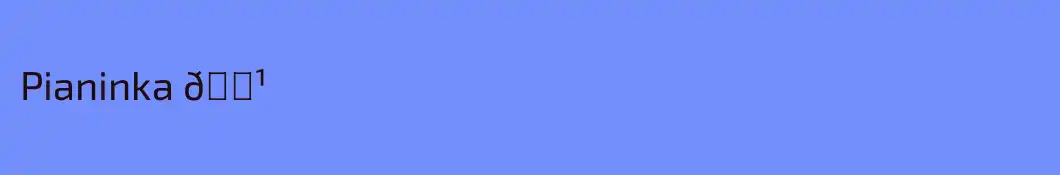 Pianinka 🎹